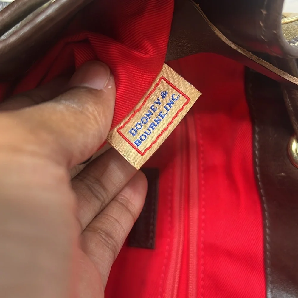 Dooney & Bourke Leather Bucket Giraffe Print Shoulder bag